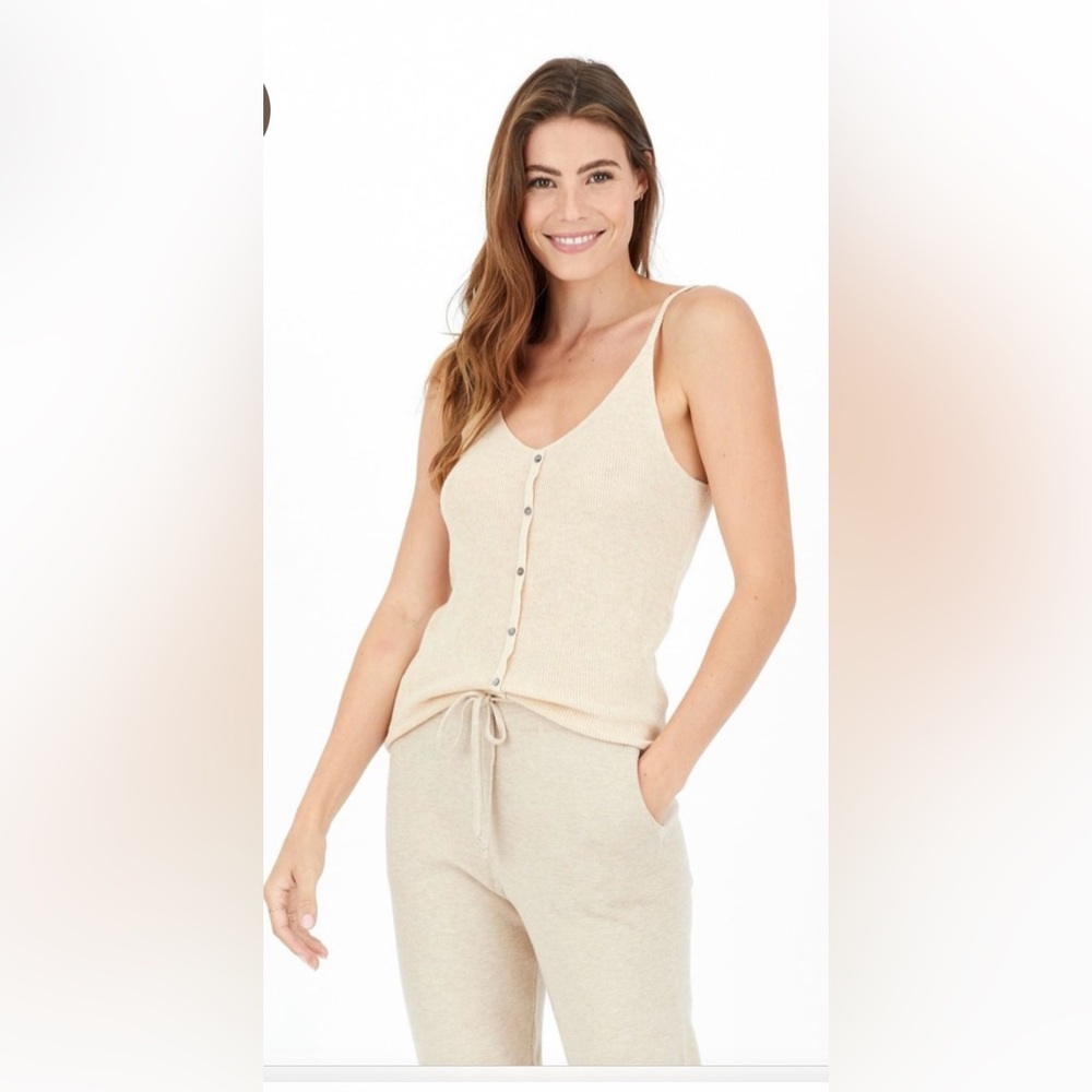 NWT | One Grey Day x Revolve Sterling Cami Latte 100% Cotton | Size S